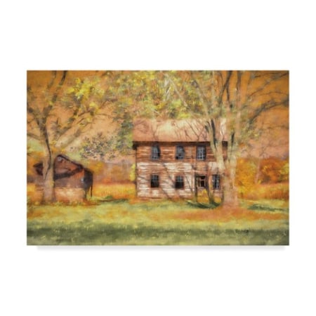 Lois Bryan 'Abandoned Farm In Autumn' Canvas Art,12x19